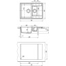Кухонная мойка LEMARK RAMZA 760 шампань 9910042