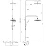 Смеситель LEMARK TROPIC LM7003С для ванны и душа LM7003C